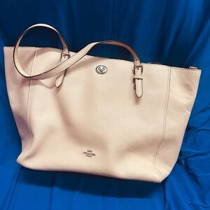 Coach Blush Leather Tote Bag